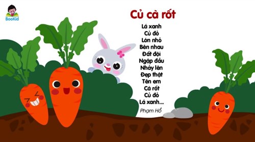bài thơ: Củ Cà-Rốt