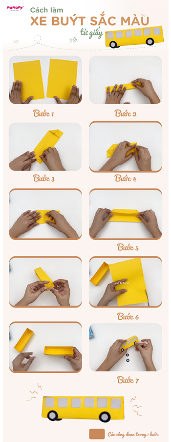 Làm đồ chơi bằng giấy a4 cực đơn giản giúp bé yêu thỏa sức sáng tạo!