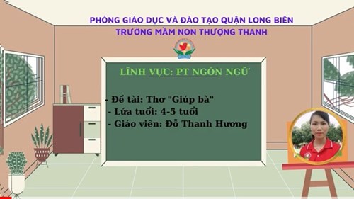Thơ: Giúp bà- Khối MGN- GV: Đỗ Thanh Hương