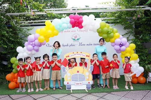 Trường mầm non Thượng Thanh tưng bừng tổ chức lễ khai giảng năm học mới 2023-2024