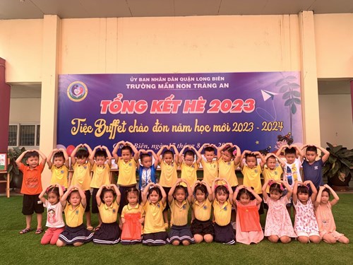 Các bé Mẫu giáo Lớn A5 tham gia chương trình Tổng kết hè 2023 - Tiệc Buffet chào năm học mới 2023 - 2024
