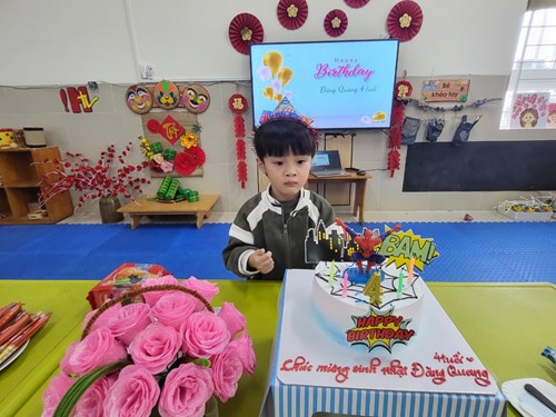 Chúc mừng sinh nhật  lần thứ 4 của Đăng Quang.