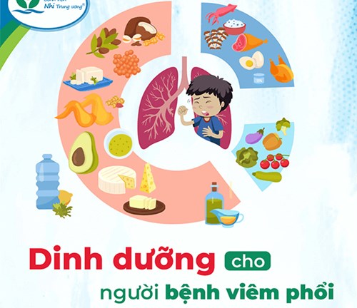 Dinh dưỡng cho trẻ em mắc bệnh viêm phổi