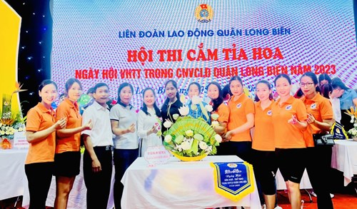Trường mầm non Việt Hưng sôi nổi tham gia  Ngày hội văn hoá - Thể thao trong CNVCLĐ quận Long Biên năm 2023 