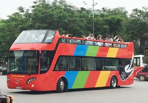 Hà Nội huy động xe buýt 2 tầng phục vụ miễn phí khách tham quan dịp nghỉ lễ 