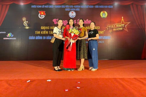 Công Đoàn - Trường Mầm non Việt Hưng tham gia Cuộc thi  Giọng hát hay  Quận Long Biên năm 2023