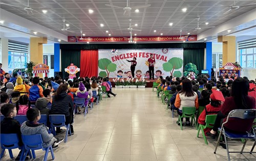 Ngày hội tiếng Anh - English Festival của các bạn nhỏ trường mầm non Việt Hưng.