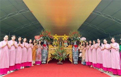 CBGVNV Trường mầm non Việt Hưng tham dự Lễ hội truyền thống Làng Kim Quan năm 2024!