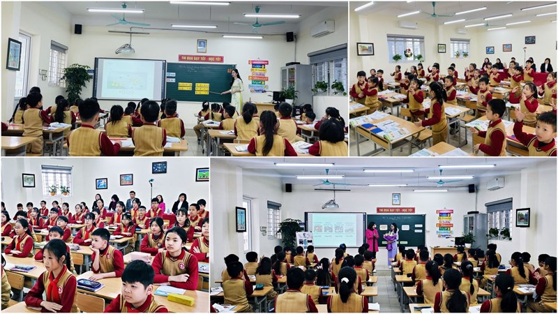 Trường Tiểu học Ái Mộ A tham gia Hội thi Giáo viên dạy giỏi Cấp Tiểu học quận Long Biên năm học 2022 - 2023