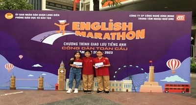 Cuộc thi English Marathon Đường đua kì thú cùng Tiếng Anh Quận Long Biên