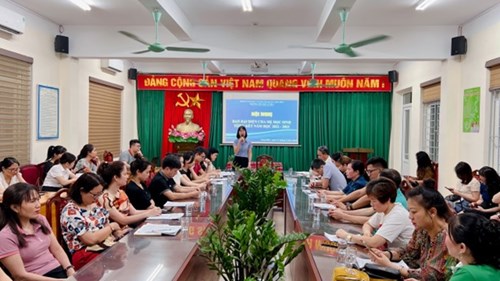 Trường tiểu học Ái Mộ A tổ chức Hội nghị Ban đại diện cha mẹ học sinh cuối năm học 2022 – 2023