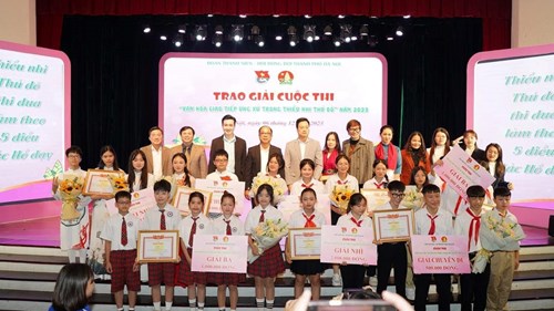 Trường THSC Ái Mộ tham gia cuộc thi “Văn hóa giao tiếp ứng xử trong thiếu nhi Thủ đô” năm 2023