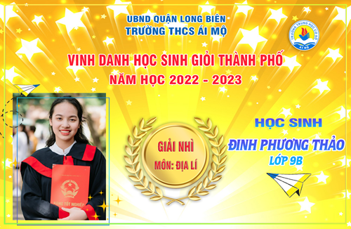 Cô học trò Đinh Phương Thảo - một bông hoa đẹp rực rỡ với thành tích học tập vô cùng ấn tượng