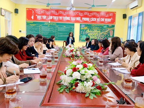 Trường THCS Ái Mộ tổ chức họp đại diện cha mẹ học sinh các lớp 9 năm học 2022- 2023 