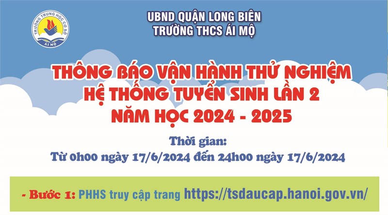 <a href="/thong-bao-phu-huynh/thong-bao-van-hanh-thu-nghiem-he-thong-tuyen-sinh-truc-tuyen-lan-2-khoi-6-nam-h/ct/6633/824644">Thông báo vận hành thử nghiệm hệ thống tuyển sinh<span class=bacham>...</span></a>