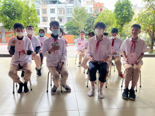 Công tác chăm sóc sức khoẻ cho học sinh trường THCS Chu Văn An