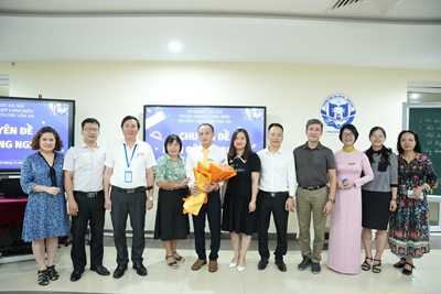 Trường THCS Chu Văn An – Long Biên chia sẻ hoạt động trao đổi chuyên môn cấp THCS toàn thành phố