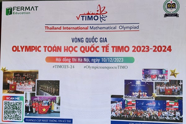 Trường thcs đức giang tổ chức vòng quốc gia kỳ thi olympic toán học quốc tế timo 2023-2024