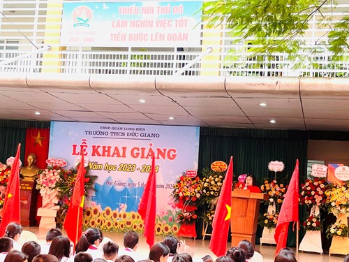 THCS Đức Giang – Long Biên – Hà Nội với lễ khai giảng năm học mới 2023-2024