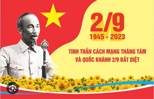 Chúc mừng ngày Quốc Khánh Nước Cộng Hòa Xã Hội Chủ Nghĩa Việt Nam(02/9/1945 - 02/9/2023)