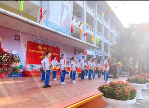 Giải chạy báo Hà Nội mới lần thứ 48 năm 2023 trường THCS Gia Thụy