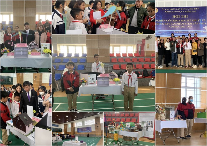 Trường THCS Lê Quý Đôn tham gia nghiên cứu KHKT và trưng bày sản phẩm STEM