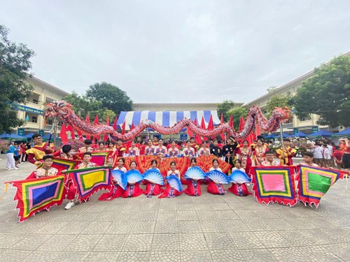 Trường THCS Lê Quý Đôn tham gia  Ngày hội văn hóa- thể thao 