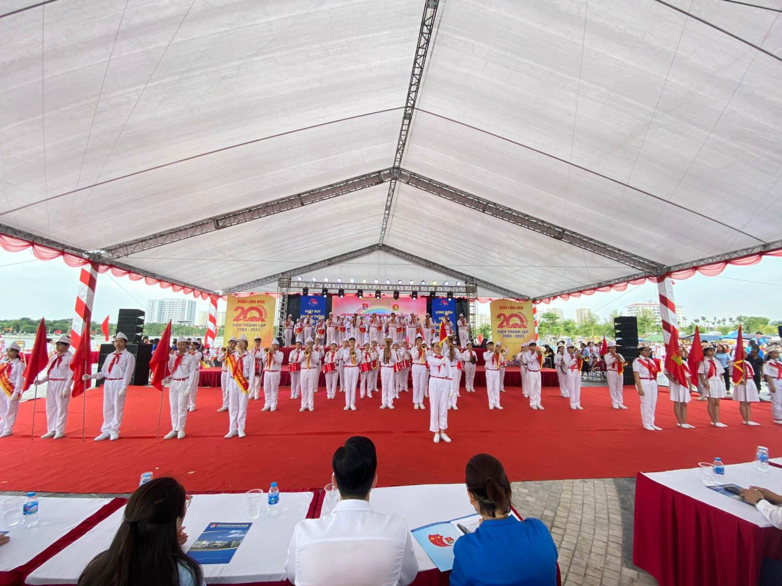 Trường THCS Lê Quý Đôn tham gia biểu diễn nghệ thuật trống kèn năm học 2023-2024