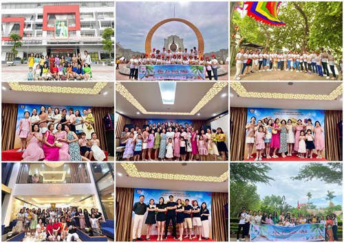 Tập thể cán bộ giáo viên nhân viên trường THCS Lê Quý Đôn tham gia du lịch hè 2023: HÀ NỘI – CỬA LÒ – QUÊ BÁC
