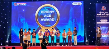 Vinh danh học sinh Mai Bá Thanh lớp 7A1 đạt giải BRAINY ACE AWARD trong cuộc thi English champion 2024