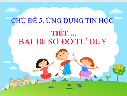 Tin học 6 - Tiết 19 - Bài 10 Sơ đồ tư duy