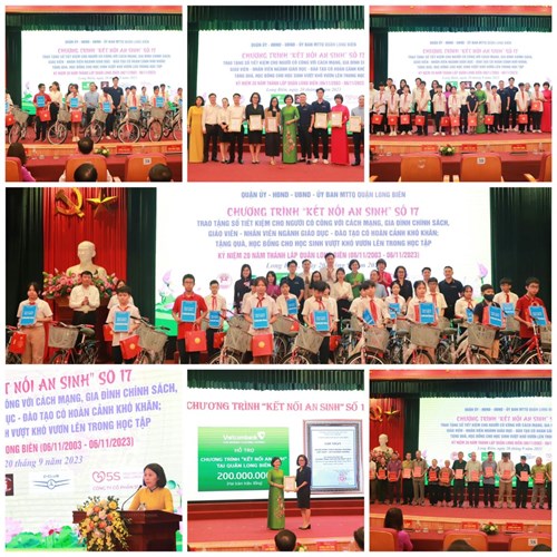 Trường THCS Lê Quý Đôn tham dự chương trình Kết nối An sinh Số 17 do Quận Long Biên tổ chức