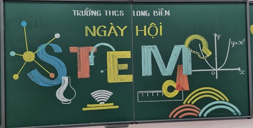 Ngày hội STEM - trưng bày sản phẩm nghiên cứu khoa học kĩ thuật của thầy trò trường THCS Long Biên