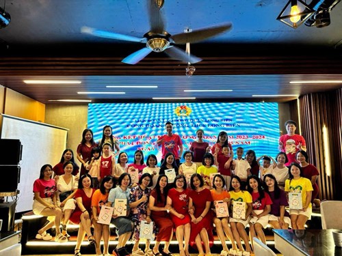 CÔNG ĐOÀN TRƯỜNG THCS LONG BIÊN TỔ CHỨC CÁC HOẠT ĐỘNG:Tổng kết hoạt động công đoàn năm học 2023-2024; tổ chức cho đoàn viên công đoàn đi du lịch hè 2024 tại FLC Grand Sầm Sơn- Thanh Hoá.