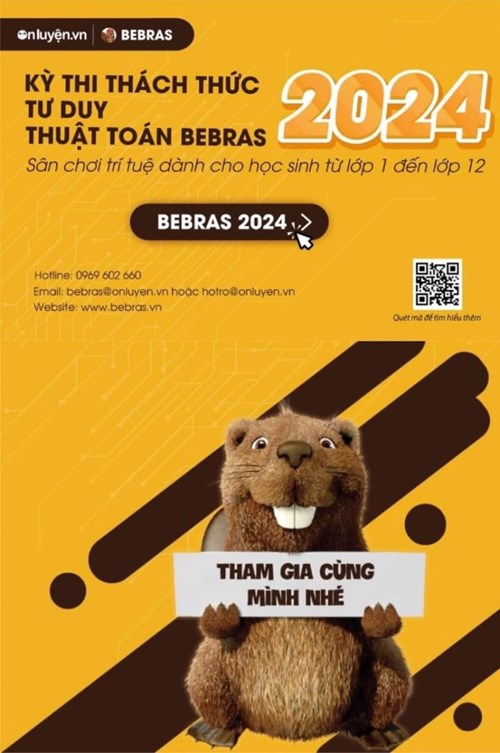 Thành tích cuộc thi  “thách thức tư duy thuật toán bebras 2024”