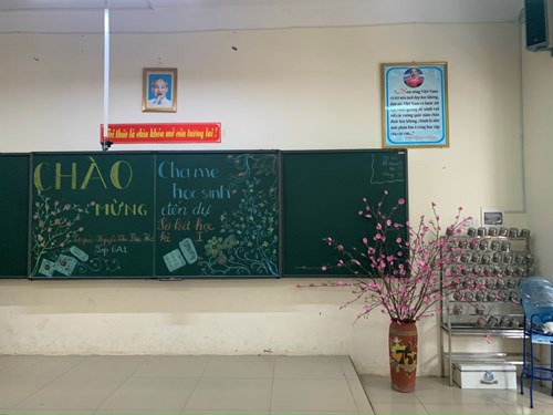 Trường THCS Ngọc Lâm tổ chức họp phụ huynh sơ kết học kì I năm học 2022 - 2023