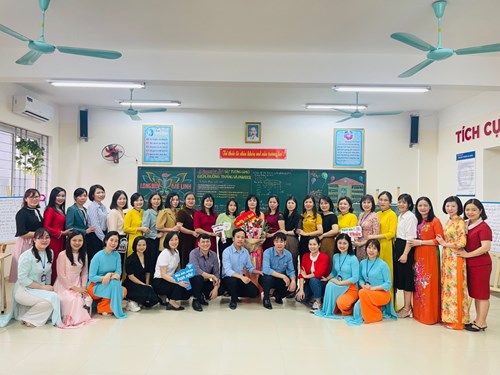 Trao đổi, chia sẻ kinh nghiệm chuyên môn giữa phòng GD&ĐT quận Long Biên  và phòng GD&ĐT huyện Mê Linh tại trường THCS Ngọc Lâm