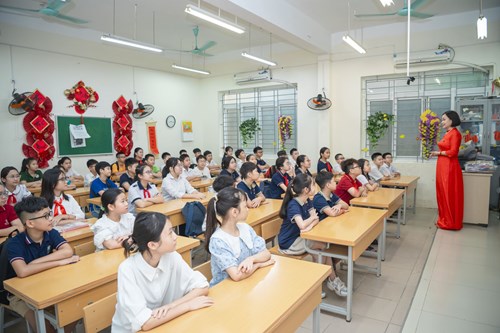 Trường THCS Ngọc Lâm hân hoan chào đón các em học sinh  khối 6 năm học 2023-2024 – Khoá 59