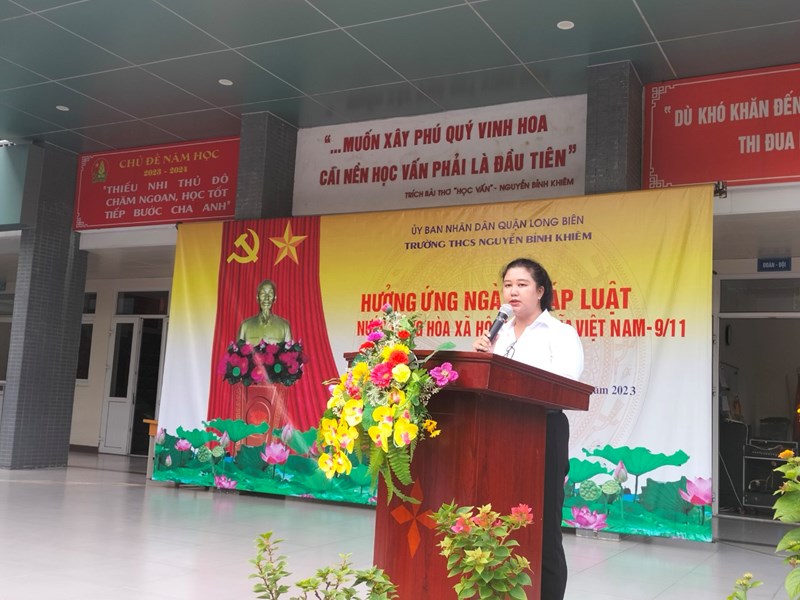 Phát động hưởng ứng ngày Pháp luật nước Cộng hòa xã hội chủ nghĩa Việt Nam