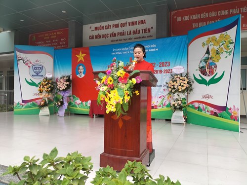 Trường THCS Nguyễn Bỉnh Khiêm long trọng tổ chức Lễ tổng kết năm học 2022-2023