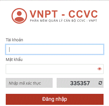 Hướng dẫn sử dụng hệ thống phần mềm quản lý cán bộ CCVC VNPT