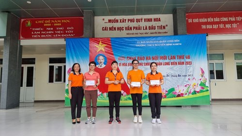 Trường THCS Nguyễn Bỉnh Khiêm tổ chức thành công Giải chạy báo Hà Nội mới lần thứ 48 vì hòa bình trong CNVCLĐ năm 2023
