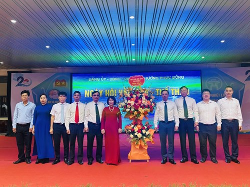 Tưng bừng ngày hội Văn hóa – Thể thao phường Phúc Đồng tại trường THCS Nguyễn Gia Thiều