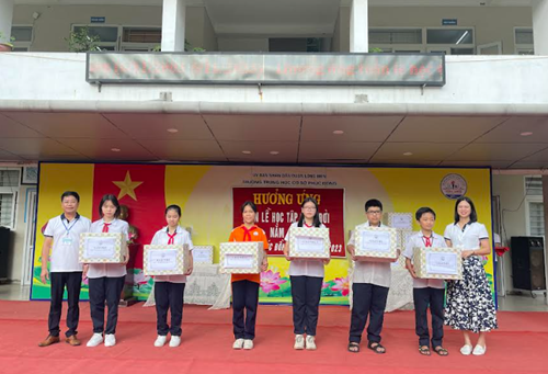Trường THCS Phúc Đồng  tổ chức lễ khai mạc  Tuần lễ hưởng ứng học tập suốt đời năm 2023 