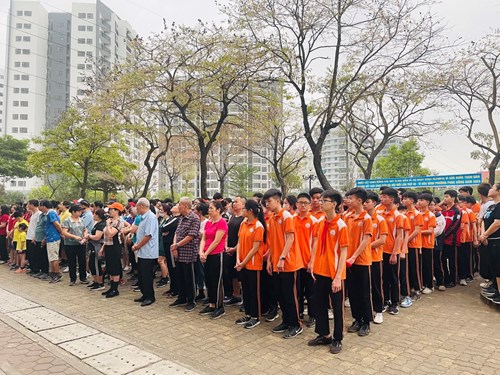 Trường THCS Phúc Đồng tham gia ngày chạy Olympic vì sức khỏe toàn dân và giải báo Hà Nội mới lần thứ 48 Vì hoà bình năm 2023 do Phường Phúc Đồng tổ chức