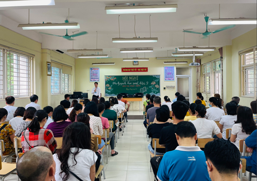 Trường THCS Phúc Đồng tổ chức hội nghị phụ huynh học sinh khối 9 năm học 2022 - 2023