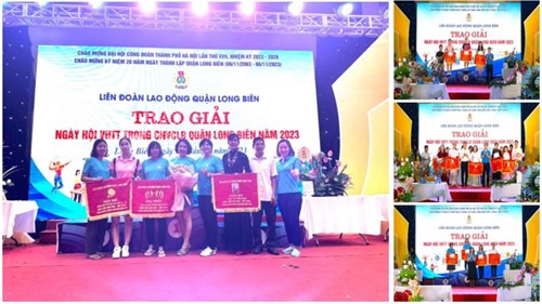 Ngày hội VHTT trong CNVCLĐ quận Long Biên năm 2023