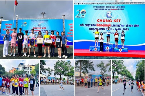 Chung kết giải chạy báo Hà Nội mới lần thứ 48 - Vì hòa bình năm 2023 cấp Quận 