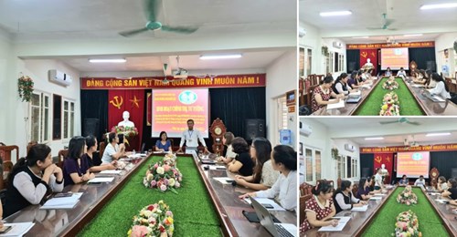 Chi bộ tổ chức buổi sinh hoạt chính trị, tư tưởng về việc thực hiện chỉ thị 24-CT/TU của Ban thường vụ Thành ủy Hà Nội