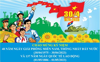 Tuyên truyền kỉ niệm 48 năm ngày Giải phóng miền Nam thống nhất đất nước (30/4/1975 – 30/4/2023)